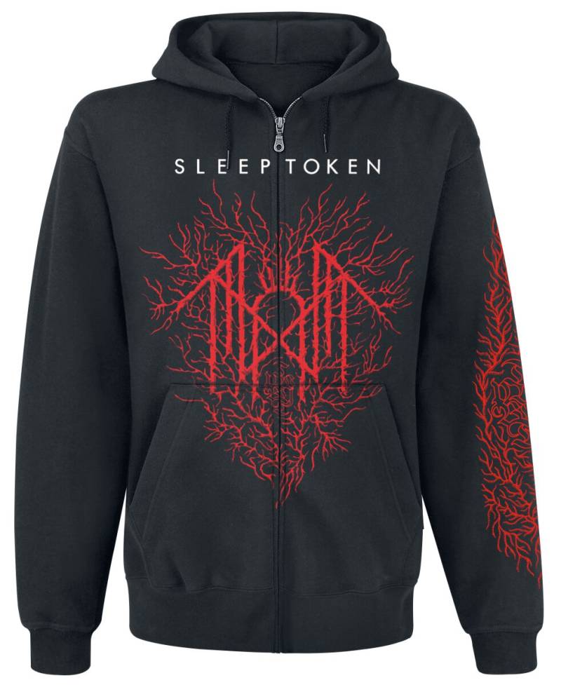 Sleep Token Kapuzenjacke - Portrait Zip - S bis XXL - für Männer - Größe XL - schwarz  - Lizenziertes Merchandise! von Sleep Token