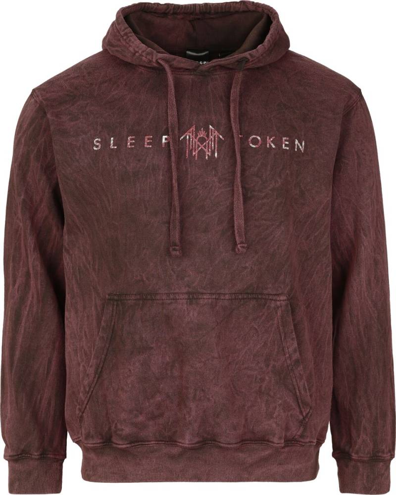 Sleep Token Kapuzenpullover - Vessel - S bis XXL - für Männer - Größe S - rot  - EMP exklusives Merchandise! von Sleep Token