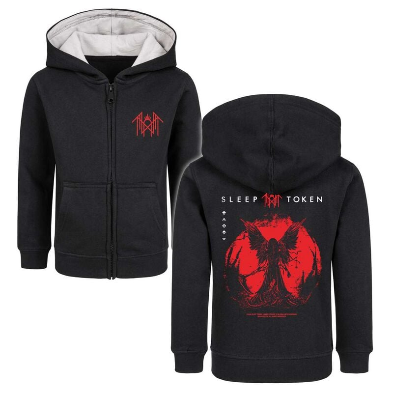 Sleep Token Kinder-Kapuzenjacke - Metal-Kids - Back To Eden - 92 bis 164 - für Mädchen & Jungen - Größe 164 - schwarz - Lizenziertes Merchandise! Sleep Token Kinder-Kapuzenjacke - Metal-Kids - Back To Eden - 92 bis 164 - für Mädchen & Jungen - Größe 164 - schwarz - Lizenziertes Merchandise! von Sleep Token