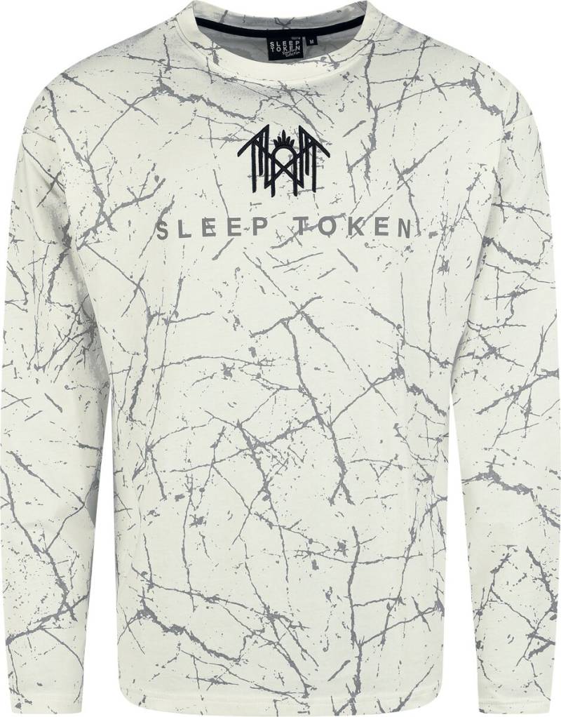 Sleep Token Langarmshirt - EMP Signature Collection - Oversize - S bis XXL - für Männer - Größe M - altweiß  - EMP exklusives Merchandise! von Sleep Token