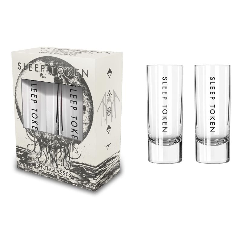 Sleep Token Logo Schnapsglas-Set klar von Sleep Token