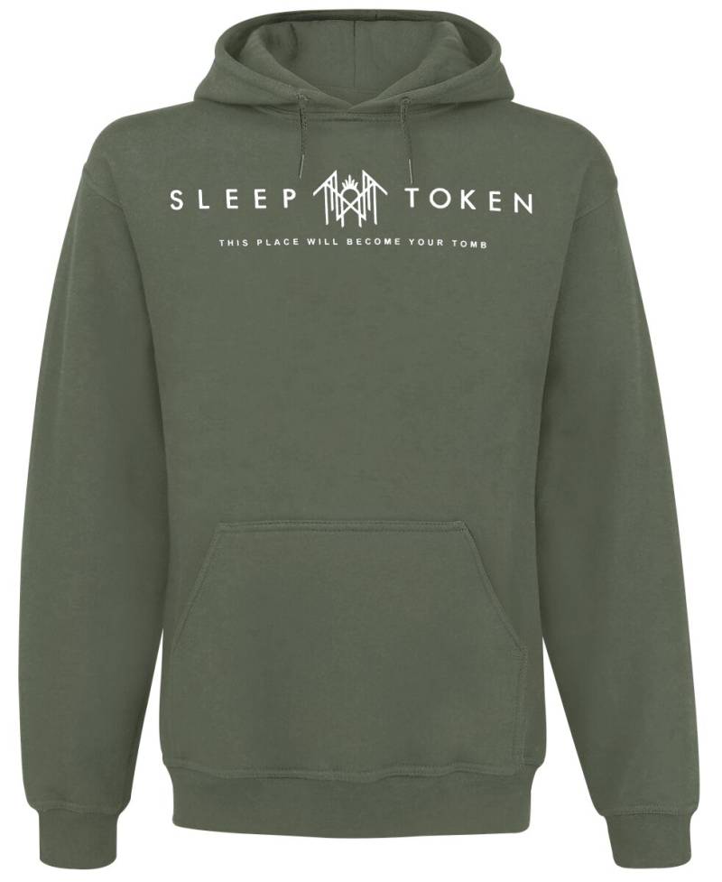 Sleep Token Mask Green Kapuzenpullover grün in XL von Sleep Token