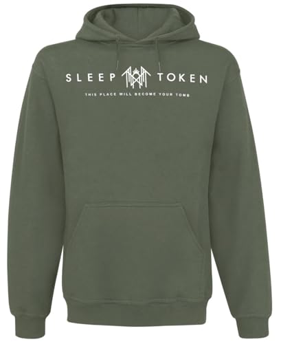 Sleep Token Mask Green Männer Kapuzenpullover grün XL von Sleep Token
