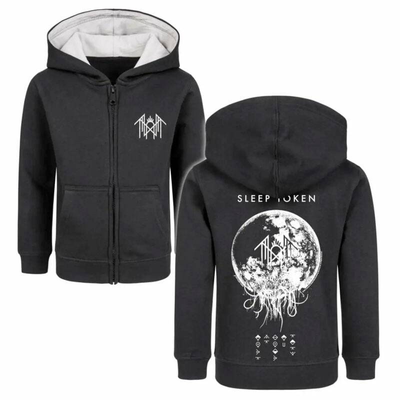 Sleep Token Metal-Kids - Back To Eden Kinder-Kapuzenjacke schwarz in 152 von Sleep Token