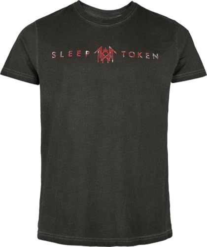 Sleep Token Moon Reflection Männer T-Shirt anthrazit XL 100% Baumwolle Band-Merch, Bands von Sleep Token