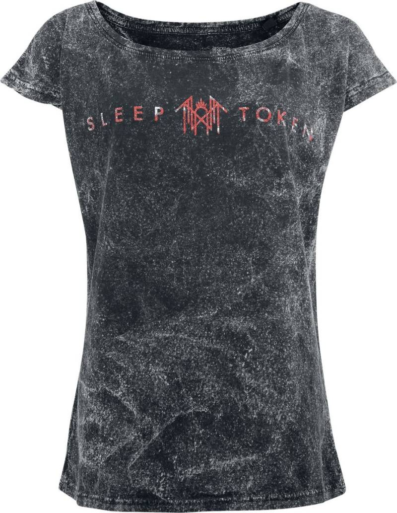Sleep Token Moon Shadow T-Shirt schwarz grau in 4XL von Sleep Token