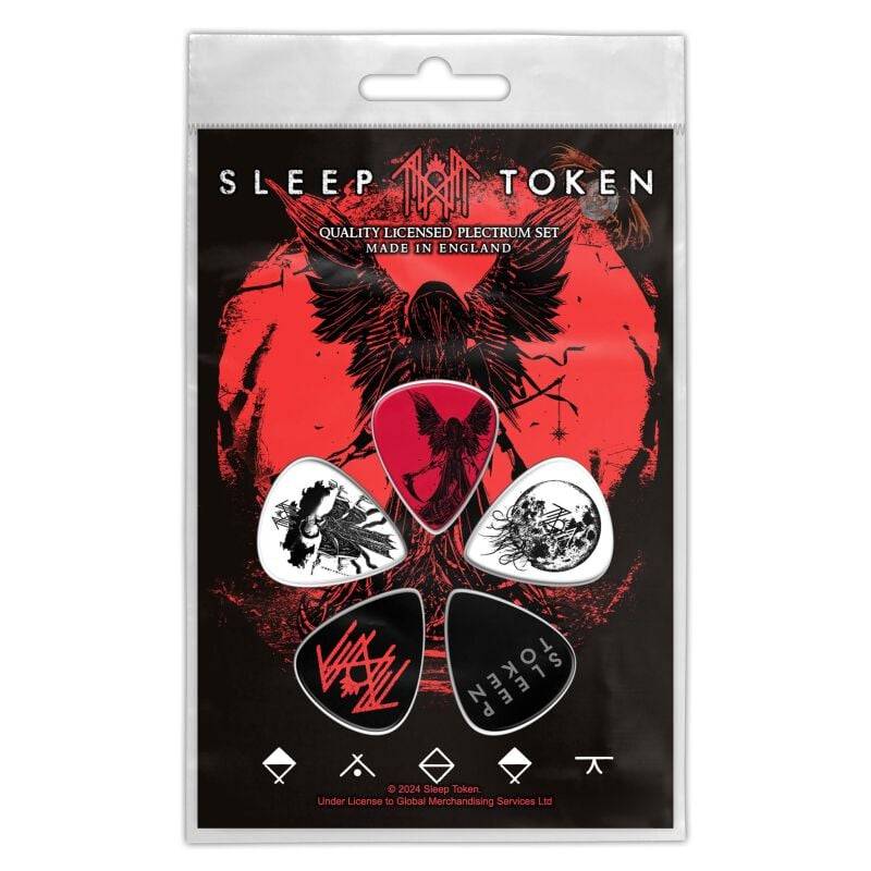 Sleep Token Plektren-Set - Take Me Back To Eden - multicolor  - Lizenziertes Merchandise! von Sleep Token