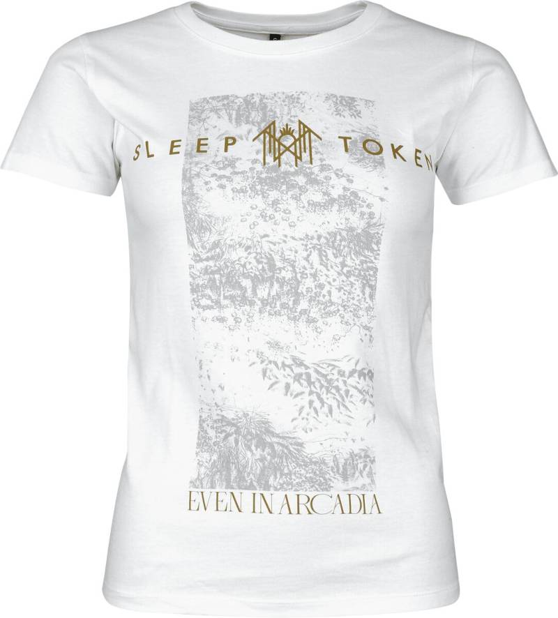 Sleep Token T-Shirt - Even In Arcadia - S bis 3XL - für Damen - Größe XL - weiß  - EMP exklusives Merchandise! von Sleep Token