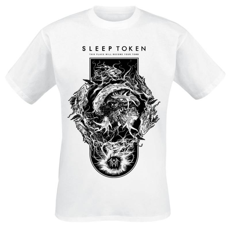 Sleep Token T-Shirt - Nimbus - S bis 4XL - für Männer - Größe 3XL - weiß  - Lizenziertes Merchandise! von Sleep Token