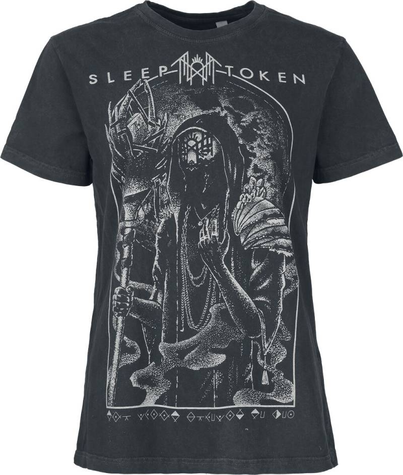 Sleep Token T-Shirt - The Night - S bis XXL - für Damen - Größe M - schwarz/grau  - EMP exklusives Merchandise! von Sleep Token