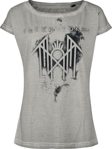 Sleep Token Take Me Back Frauen T-Shirt grau 4XL 100% Baumwolle Band-Merch, Bands von Sleep Token