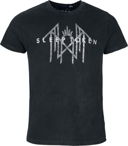 Sleep Token Take Me Back Männer T-Shirt schwarz/grau XXL 100% Baumwolle Band-Merch, Bands von Sleep Token