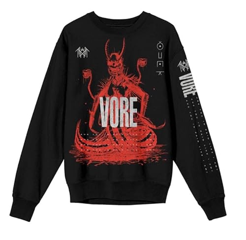 Sleep Token Vore Text Männer Sweatshirt schwarz XL von Sleep Token