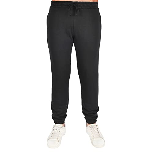 Sleepdown Herren Slim Leg Jogging Freizeithose Jogger Lässige Hose, Schwarz, L von Sleepdown