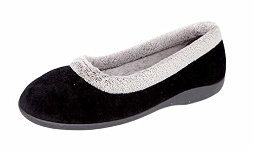 Sleepers , Damen Hausschuhe, Schwarz - schwarz - Größe: UK Ladies Size 3 von Sleepers