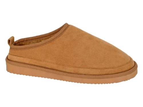 Sleepers DAVID MS409 Herren-Hausschuhe, bequem, leicht, Kunstfellfutter, Slipper, Pantoffeln, hautfarben, 42 2/3 EU von Sleepers