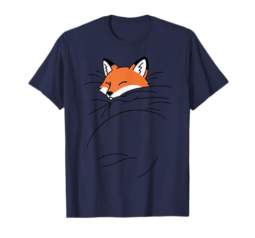 Lustiger Fuchs, schlafendes Tier, Zoo, Jungen, Mädchen, Kinder T-Shirt von SleepingAxis1