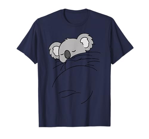 Lustiger Koala schlafender Tier-Zoo Jungen Mädchen Kinder T-Shirt von SleepingAxis1