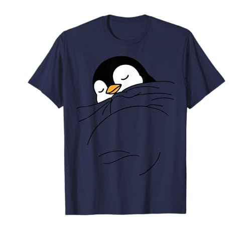 Lustiger Pinguin schlafender Tier-Zoo für Jungen und Mädchen T-Shirt von SleepingAxis1
