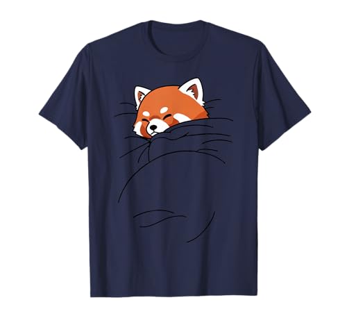 Lustiger roter Panda schlafender Tier-Zoo Jungen Mädchen Kinder T-Shirt von SleepingAxis1