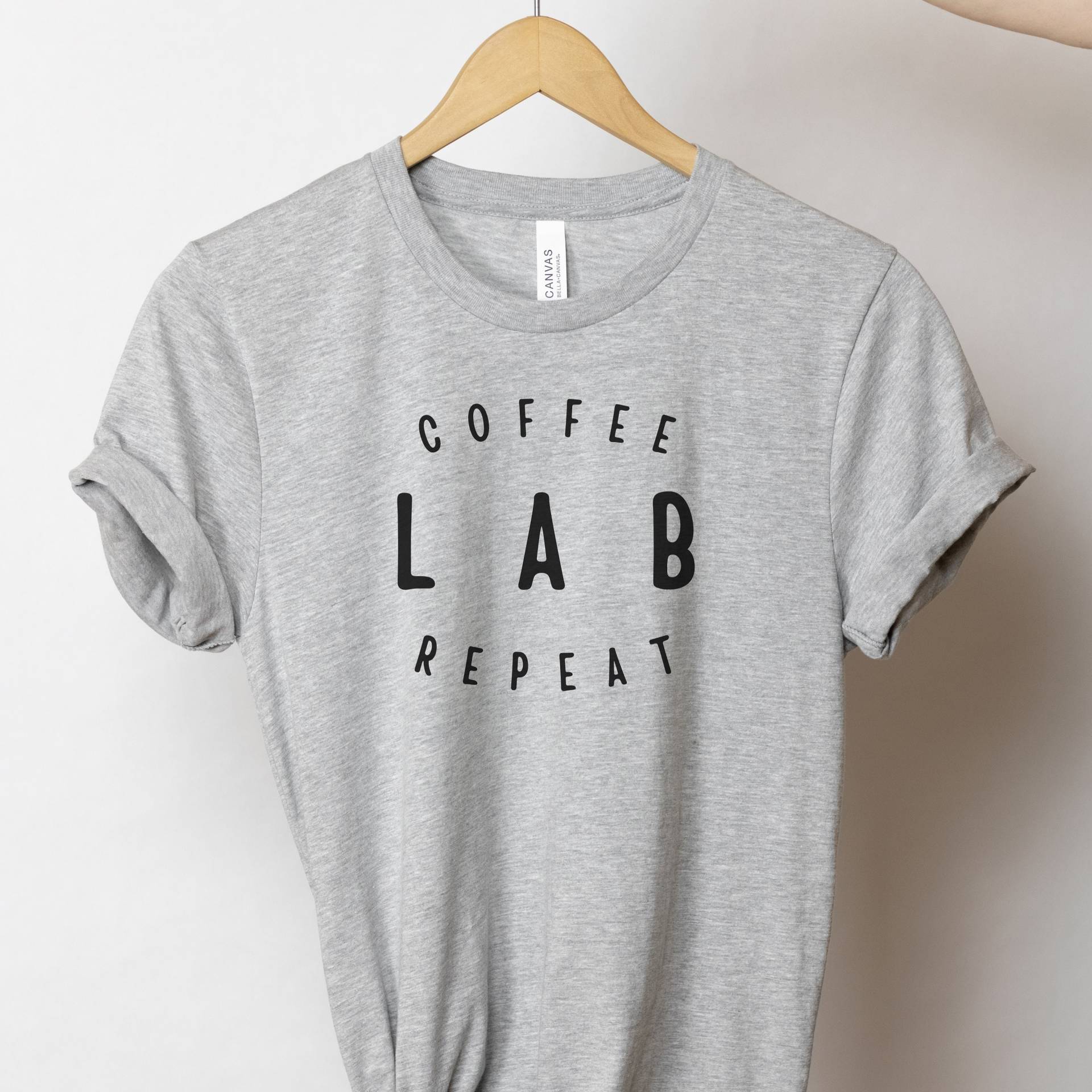 Laborshirt, Langarm, Sweatshirt, Hoodie, Tank Top, Maske, Geschenk, Coffee Lab Repeat, Tech, Med Histologie, Phlebotomist von SleepingCutiesShop