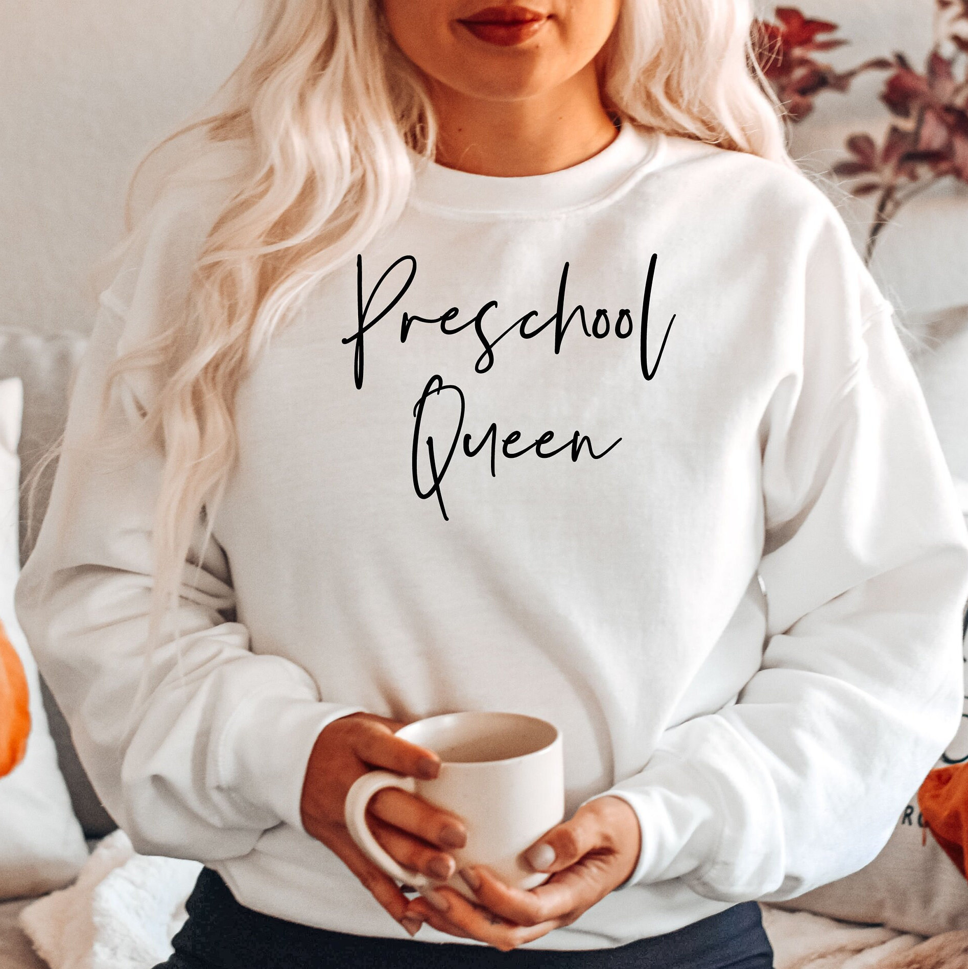 Preschool Queen Shirt, Sweatshirt, Hoodie, Tank Top, Geschenk, Vorschullehrer, Virtueller Vorschulleiter, Sped, Lehrer von SleepingCutiesShop