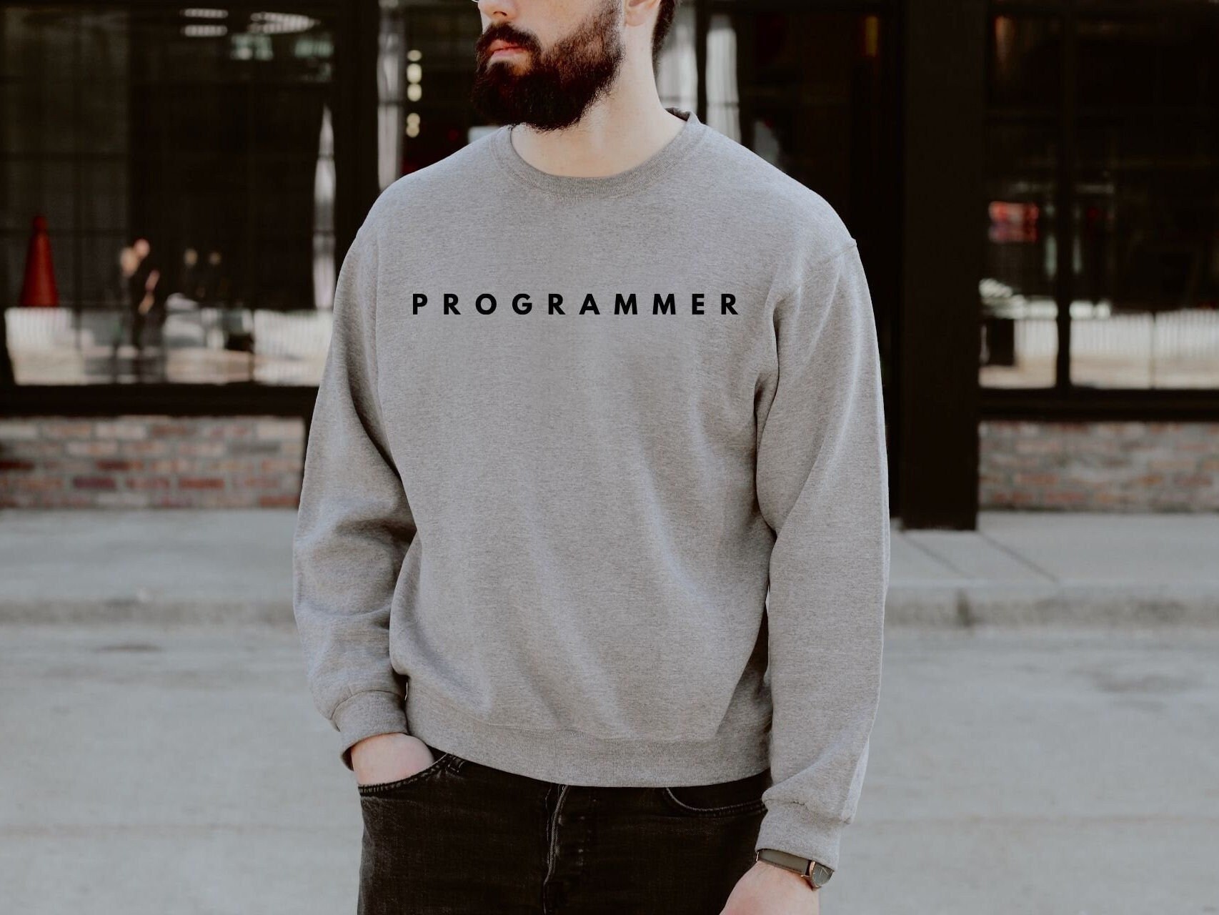 Programmierer Shirt, Langarm, Sweatshirt, Hoodie, Tank Top, Maske, Geschenk, Coder, Computerprogrammierung, Software-Programmierer von SleepingCutiesShop