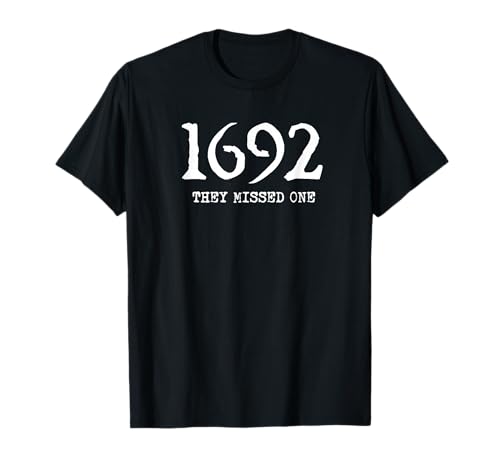 1692 They Missed One Shirt Damen Halloweenshirt Hexenhemd T-Shirt von SleepySloth Shirts