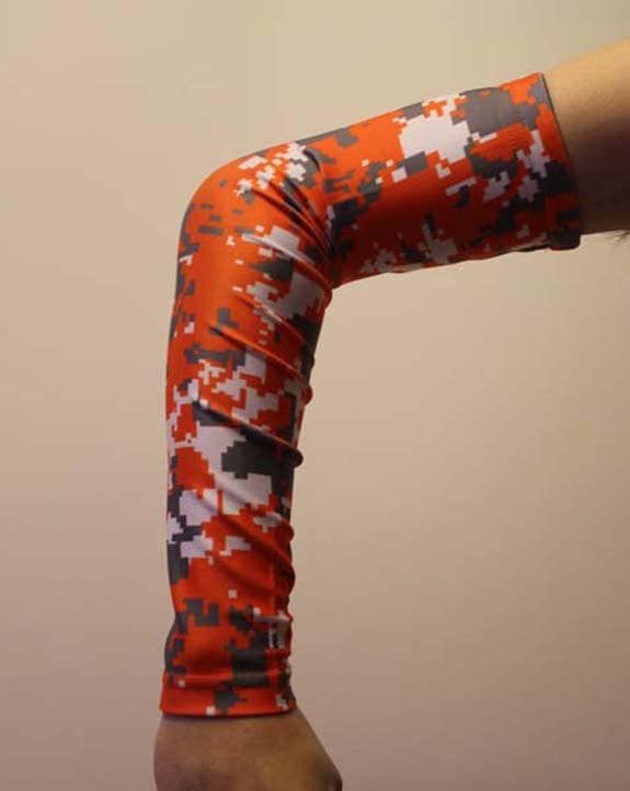 Orange Grau Weiß Digital Camo Kompression Armtasche Baseball Basketball Fußball Softball Schutz Jugend Erwachsene Größen Orange Grau Weiß Digital Camo Kompression Armtasche Baseball Basketball Fußball Softball Schutz Jugend Erwachsene Größen von SleevesShop