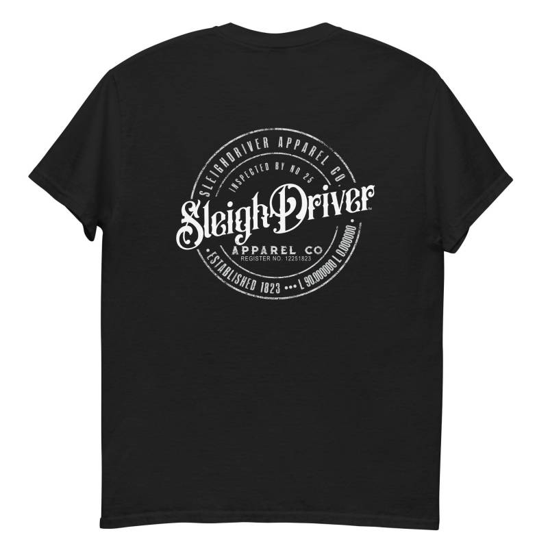 Sleighdriver Origins-Herren T-Shirt Schwergewichtig von SleighDriverApparel