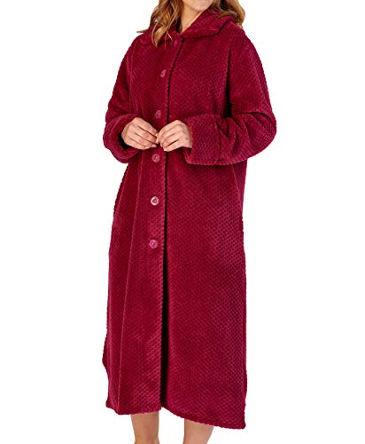 Slenderella Ladies Waffle Button Dressing Gown HC4327 Raspberry 2XL Slenderella Ladies Waffle Button Dressing Gown HC4327 Raspberry 2XL von Slenderella