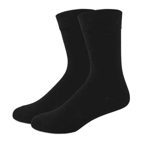 Sleques Socken 10er Pack Hochwertige Baumwolle Herren Socken Jungen Freizeit Strümpfe Schwarz Art.707. 39-44 (39-42, Schwarz (707)) von Sleques