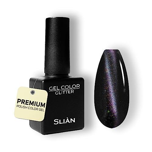 Slian UV Nagellack CatEye SGE10 - Hochdeckendes Farbgel für Gelnägel - UV Gel Nagellack für ein perfektes Nageldesign in Studio Qualität - Vegan Gel Nail Polish - Gelnagellack für UV Lampe von Sliàn