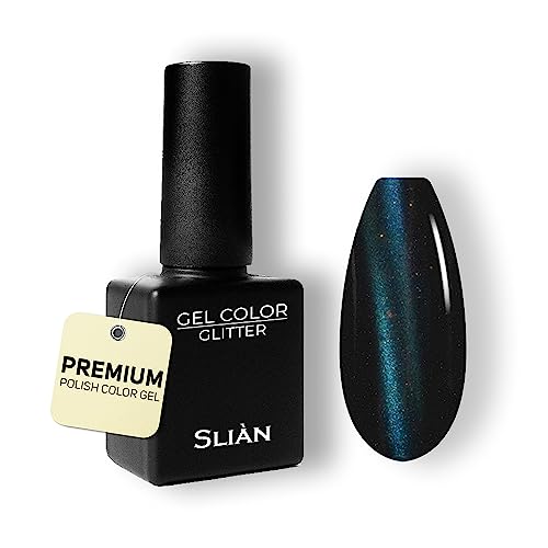 Slian UV Nagellack CatEye SGE2 - Hochdeckendes Farbgel für Gelnägel - UV Gel Nagellack für ein perfektes Nageldesign in Studio Qualität - Vegan Gel Nail Polish - Gelnagellack für UV Lampe von Sliàn