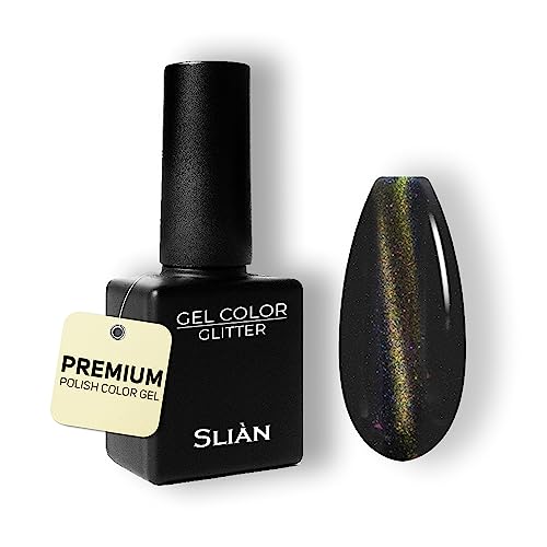 Slian UV Nagellack CatEye SGE9 - Hochdeckendes Farbgel für Gelnägel - UV Gel Nagellack für ein perfektes Nageldesign in Studio Qualität - Vegan Gel Nail Polish - Gelnagellack für UV Lampe von Sliàn