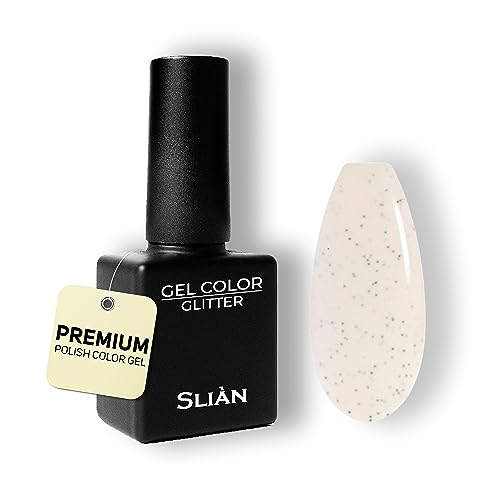 Slian UV Nagellack Eggshell SGM13 - Hochdeckendes Farbgel für Gelnägel - UV Gel Nagellack für ein perfektes Nageldesign in Studio Qualität - Vegan Gel Nail Polish - Gelnagellack für UV Lampe von Sliàn