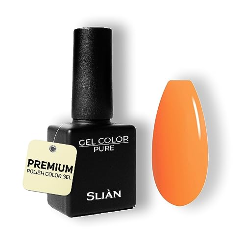 Slian UV Nagellack Fire SP247 - Hochdeckendes Farbgel für Gelnägel - UV Gel Nagellack für ein perfektes Nageldesign in Studio Qualität - Vegan Gel Nail Polish - Gelnagellack für UV Lampe von Sliàn