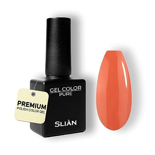 Slian UV Nagellack Fire SP91 - Hochdeckendes Farbgel für Gelnägel - UV Gel Nagellack für ein perfektes Nageldesign in Studio Qualität - Vegan Gel Nail Polish - Gelnagellack für UV Lampe von Sliàn