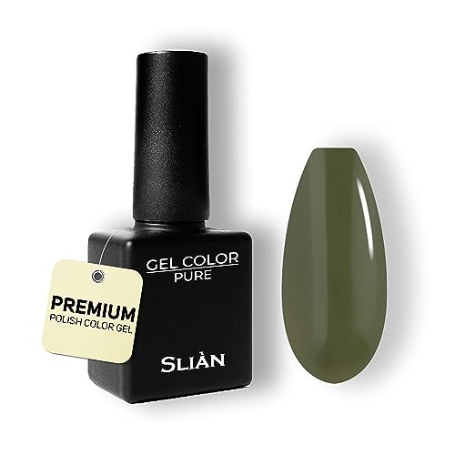 Slian UV Nagellack Forest SP177 - Hochdeckendes Farbgel für Gelnägel - UV Gel Nagellack für ein perfektes Nageldesign in Studio Qualität - Vegan Gel Nail Polish - Gelnagellack für UV Lampe von Sliàn