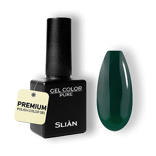 Slian UV Nagellack Forest SP89 - Hochdeckendes Farbgel für Gelnägel - UV Gel Nagellack für ein perfektes Nageldesign in Studio Qualität - Vegan Gel Nail Polish - Gelnagellack für UV Lampe von Sliàn