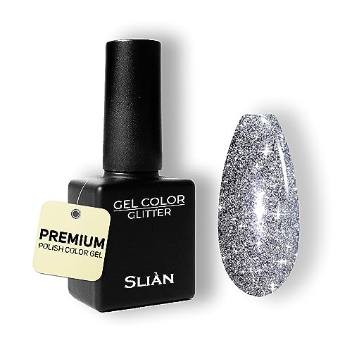 Slian UV Nagellack Las Vegas SGD1 - Hochdeckendes Farbgel für Gelnägel - UV Gel Nagellack für ein perfektes Nageldesign in Studio Qualität - Vegan Gel Nail Polish - Gelnagellack für UV Lampe von Sliàn