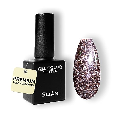 Slian UV Nagellack Las Vegas SGD13 - Hochdeckendes Farbgel für Gelnägel - UV Gel Nagellack für ein perfektes Nageldesign in Studio Qualität - Vegan Gel Nail Polish - Gelnagellack für UV Lampe von Sliàn