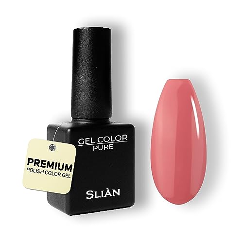 Slian UV Nagellack Nude SN18 - Hochdeckendes Farbgel für Gelnägel - UV Gel Nagellack für ein perfektes Nageldesign in Studio Qualität - Vegan Gel Nail Polish - Gelnagellack für UV Lampe von Sliàn