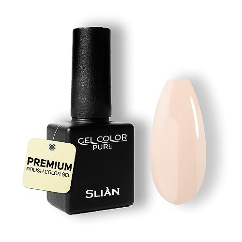 Slian UV Nagellack Nude SN59 - Hochdeckendes Farbgel für Gelnägel - UV Gel Nagellack für ein perfektes Nageldesign in Studio Qualität - Vegan Gel Nail Polish - Gelnagellack für UV Lampe von Sliàn