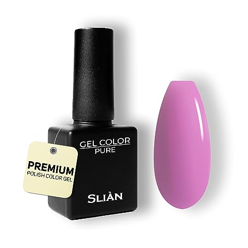 Slian UV Nagellack Princess SR258 - Hochdeckendes Farbgel für Gelnägel - UV Gel Nagellack für ein perfektes Nageldesign in Studio Qualität - Vegan Gel Nail Polish - Gelnagellack für UV Lampe von Sliàn