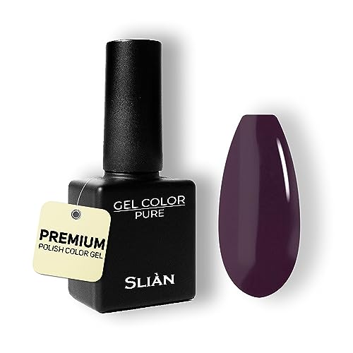 Slian UV Nagellack VAMP SB158 - Hochdeckendes Farbgel für Gelnägel - UV Gel Nagellack für ein perfektes Nageldesign in Studio Qualität - Vegan Gel Nail Polish - Gelnagellack für UV Lampe von Sliàn