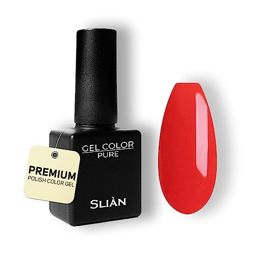 Slian UV Nagellack NEON SR201 - Hochdeckendes Farbgel für Gelnägel - UV Gel Nagellack für ein perfektes Nageldesign in Studio Qualität - Vegan Gel Nail Polish - Gelnagellack für UV Lampe von Sliàn