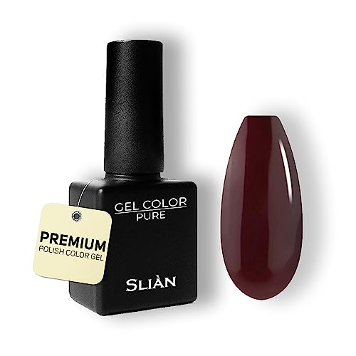 Slian UV Nagellack RedTemptation SB46 - Hochdeckendes Farbgel für Gelnägel - UV Gel Nagellack für ein perfektes Nageldesign in Studio Qualität - Vegan Gel Nail Polish - Gelnagellack für UV Lampe von Sliàn