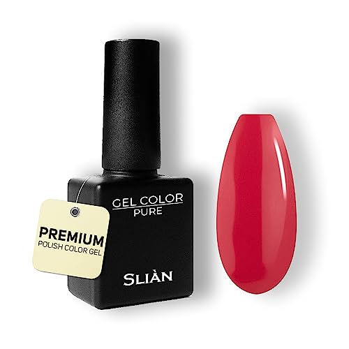 Slian UV Nagellack RedTemptation SR99 - Hochdeckendes Farbgel für Gelnägel - UV Gel Nagellack für ein perfektes Nageldesign in Studio Qualität - Vegan Gel Nail Polish - Gelnagellack für UV Lampe von Sliàn