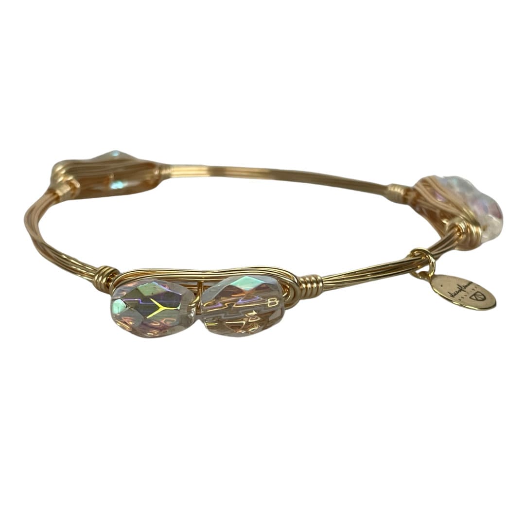 Klare Armband, Perlen Armreif, Armreif Armbänder, Stapelbar Draht Geschenk Für Sie Klare Armband, Perlen Armreif, Armreif Armbänder, Stapelbar Draht Geschenk Für Sie von SliceOfLemonBoutique